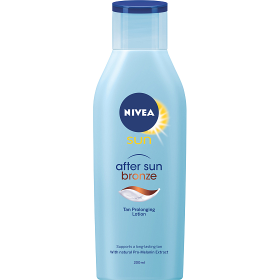 Nivea Sun After Sun Bronze After Sun Milk Extending Tan, 200 ml