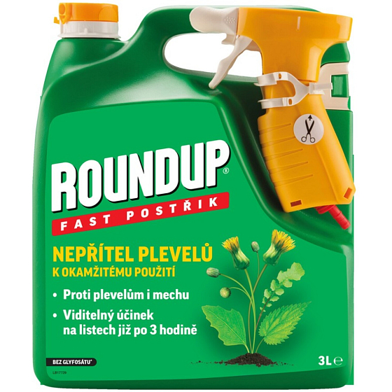Roundup Fast 1H without glyphosate, sprayer, 3 l