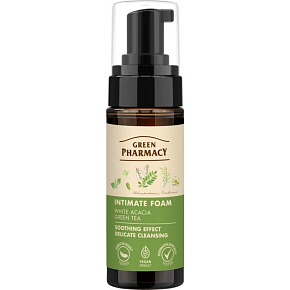 Green Pharmacy Foam for Intimate Hygiene with Acacia and Tea, 150 ml