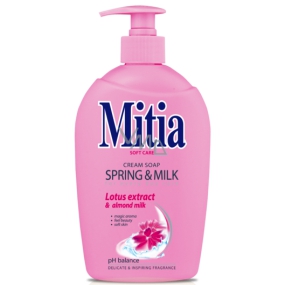 Mitia Spring & Milk Lotus milk liquid soap dispenser 500 ml