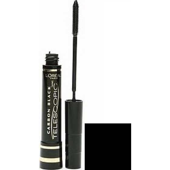 Loreal Telescopic Carbon Mascara Black Black 8 ml