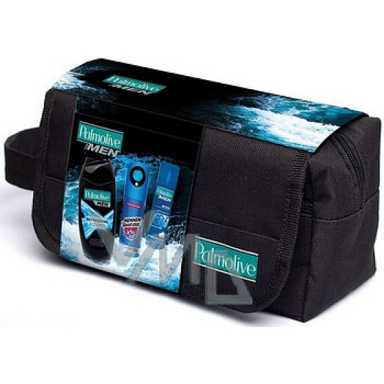 Palmolive Men shower gel 250 ml + deodorant spray 150 ml + shaving foam 200 ml + bag, cosmetic set