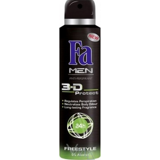 Fa Men 3D Freestyle deodorant spray for men 150 ml