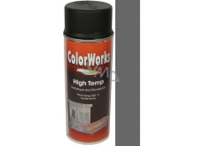 Color Works High Temp 8553 antracit žáruvzdorný lak na povrchy 400 ml