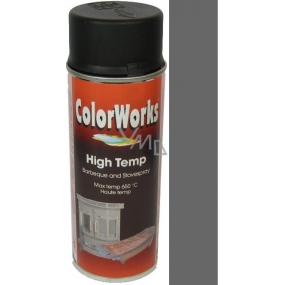 Color Works High Temp 8553 anthracite heat-resistant varnish for surfaces 400 ml