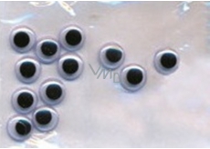 Movable self-adhesive eyes 10 mm in a package of 12 pieces