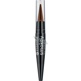 Essence Smokey 2in1 Khol Liner eyeliner pen 02 Smokey Brown 1.5 g