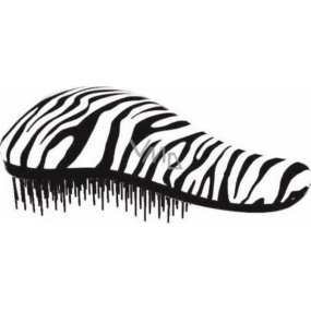 Dtangler Detangling Brush Brush for easy combing of hair 18.5 cm white-black