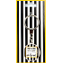 Nekupto Be Unique Keychain Stripes 9 x 3.5 cm
