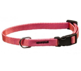 B&F Collar Neon strap pink 1,5 x 30 - 50 cm