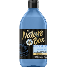 Nature Box Coconut Moisturizing Shower Gel with 100% Cold Pressed Oil, Suitable for Vegans 385 ml