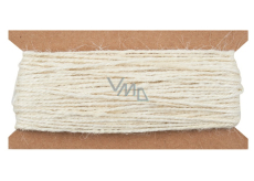 Linen cream string, 20 m