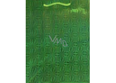Nekupto Gift paper bag hologram 32 x 26 x 13 cm Christmas, green 050 50 THL