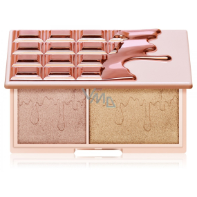 I Heart Revolution Rose Gold Glow Mini Chocolate Palette Brightener Palette 11.2 g