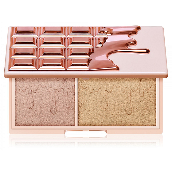 I Heart Revolution Rose Gold Glow Mini Chocolate Palette Brightener Palette 11.2 g