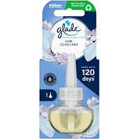 Glade Air Freshener Refill Electric Pure Clean Linen, 20 ml