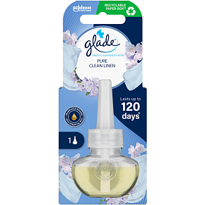 Glade Air Freshener Refill Electric Pure Clean Linen, 20 ml