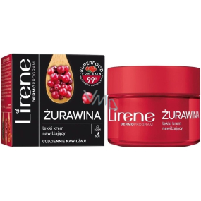 Lirene Dermo Superfood Program Cranberry from 100% cranberry water light moisturizing day and night cream 50 ml
