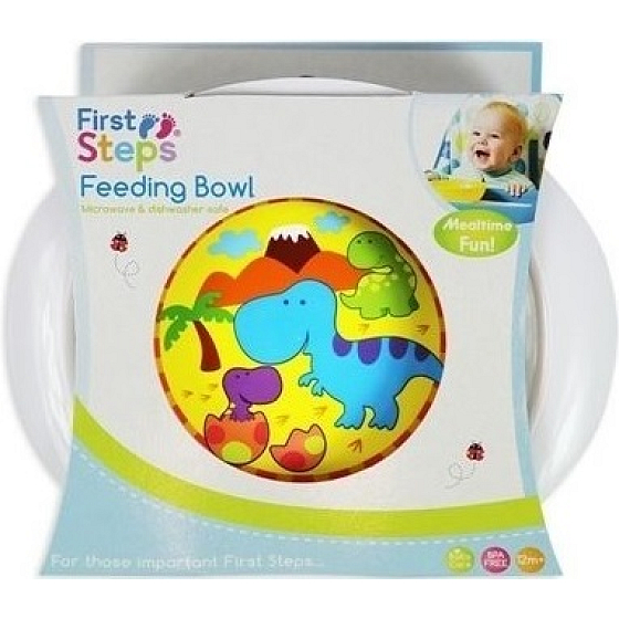 First Steps Dinosaur Dish Bowl