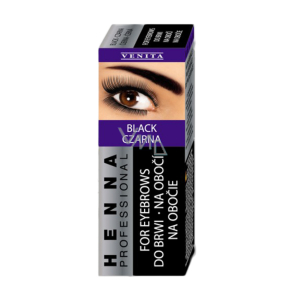 Venita Henna Profesional cream eyebrow color Black 1.0 Black 2.5 g