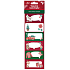 Nekupto Christmas self-adhesive gift tags Skates 6 pieces