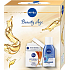 Nivea Face Beauty Age 65+ day cream 50 ml + two-phase make-up remover 125 ml, cosmetic set for women