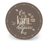 Nekupto Kafetearie Coffee time ... ever gift wall clock 35 cm