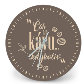 Nekupto Kafetearie Coffee time ... ever gift wall clock 35 cm