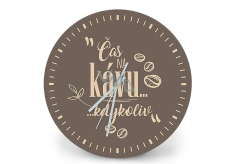 Nekupto Kafetearie Coffee time ... ever gift wall clock 35 cm