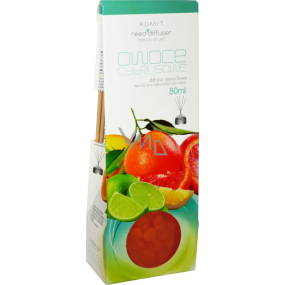 Reed Diffuser Citrus scented sticks air freshener 80 ml