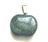Tyrkenite blue Apple of knowledge pendant natural stone 1,5 cm