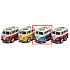 EP Line Volkswagen Little Van Wind-up car Blue van coloured roof 3 x 4 x 5 cm
