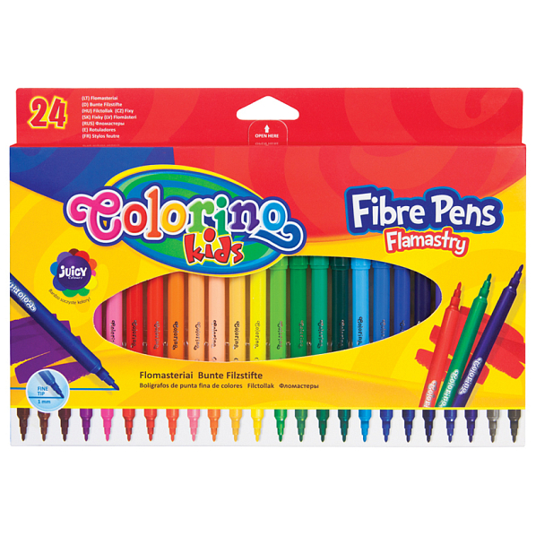 Colorino Standard markers thin 24 colours - VMD parfumerie - drogerie