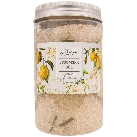 Bohemia Gifts Epsom salt with herbs Jasmine and Citron 400 g