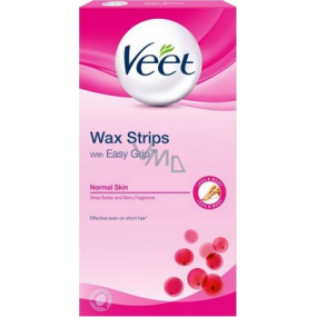 Veet Wax bands for normal skin 12 pieces + Pefect Finish wipes 2 pieces