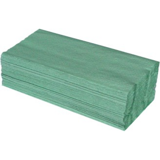 Z-Z Paper towels folded single layer green, 250 pieces