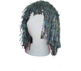 Hologram silver wig