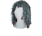 Hologram silver wig