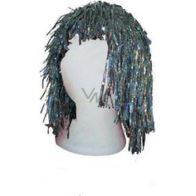 Hologram silver wig