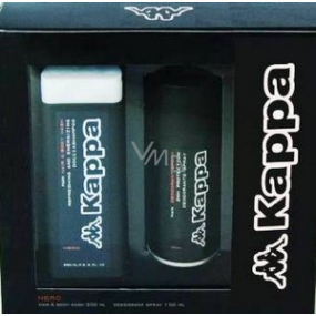 Kappa Nero H&B Wash 2 in 1 250 ml + deodorant spray 150 ml, cosmetic set