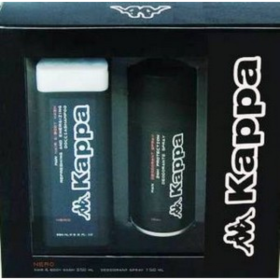 Kappa Nero H&B Wash 2 in 1 250 ml + deodorant spray 150 ml, cosmetic set