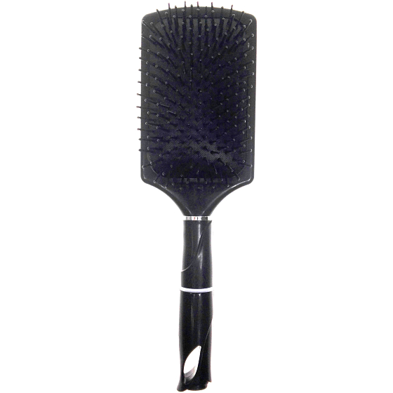 Flat hair brush 26 cm black 40300