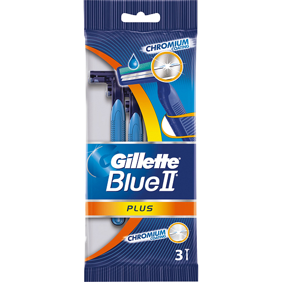 Gillette Blue II Plus disposable razors 5 pieces for men