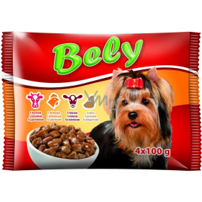 Akinu Bely pouches complete food for adult dogs 4 x 100 g