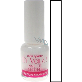 Miss Sports Et Voilá Nail Tip Whitener Nail Polish 001 White 8 ml