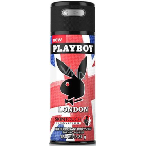 Playboy London SkinTouch deodorant spray for men 150 ml