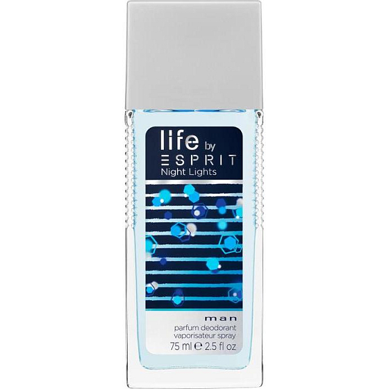 Esprit Night Lights Man perfumed deodorant glass 75 ml