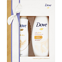 Dove Silk nourishing shower gel 250 ml + Silk Dry antiperspirant spray 150 ml, cosmetic set