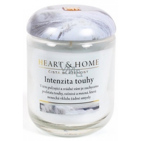 Heart & Home Intensity of desire Large soy scented candle burns for up to 70 hours 310 g