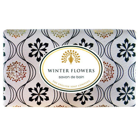 English Soap Winter flowers natural perfumed soap with shea butter 200 g